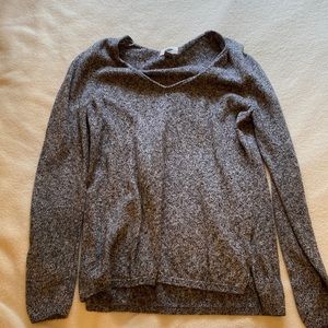 black and white sweater